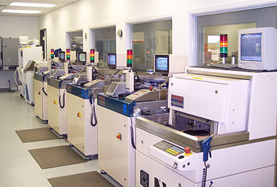 home page photos of wafer resizing and dicing machines